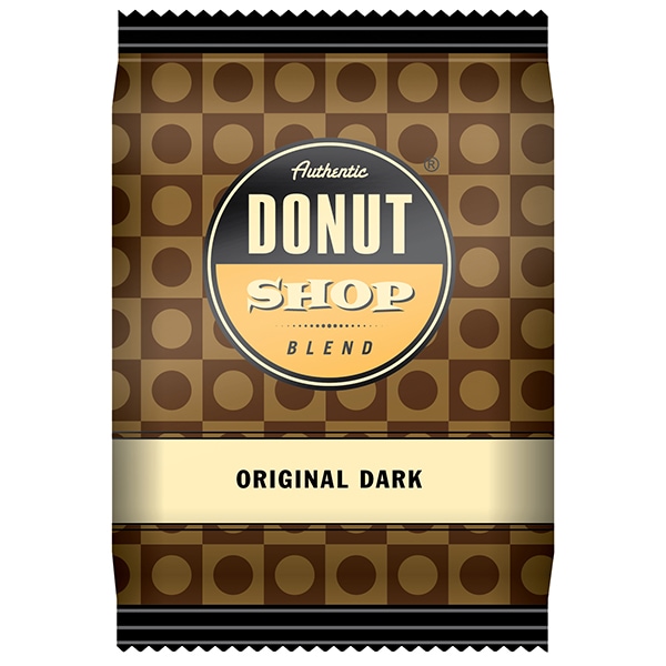 Authentic Donut Shop Blend Donut Shop Dark Roast, 2.5 oz Fraction Packs, PK42 PK RI5720 - main